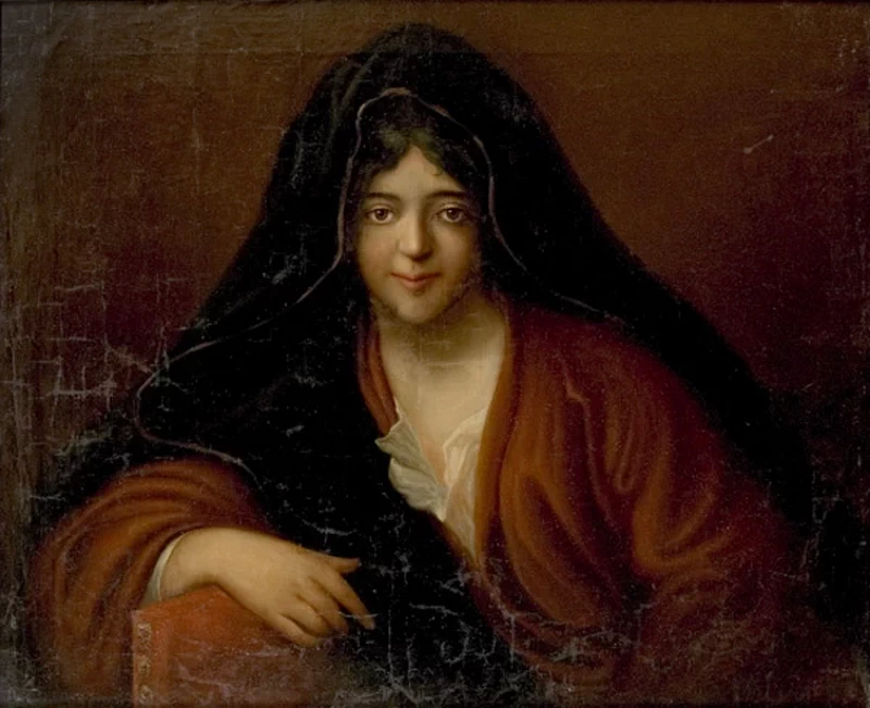 Julie Wilhelmine Hagen - Schwarz, Ritratto di donna, Art Museum of Estonia's